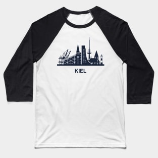 Kiel City Skyline Baseball T-Shirt